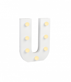 Light Letters - U