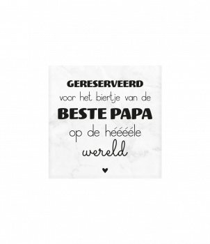 Marmeren onderzetters - Papa