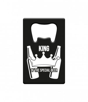 Metal beer opener - King of the special beers