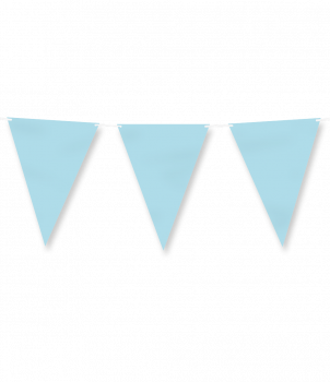 Paper flagline - Pastel blue