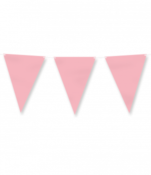 Paper flagline - Pastel pink