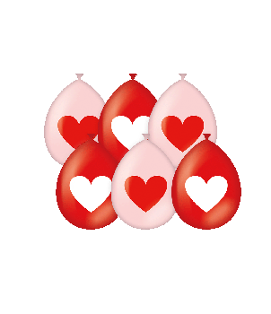 Party balloons - Love