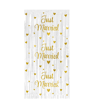 Party Curtain - Just Married