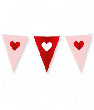 Party Flags foil - Love