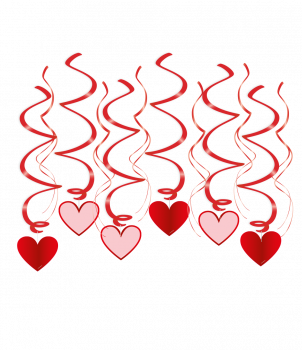 Swirl decorations - Love