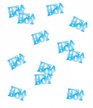 Table confetti - It's a boy