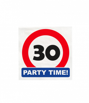 Traffic sign napkins - 30