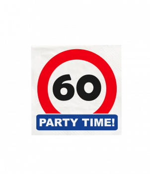 Traffic sign napkins - 60