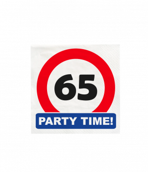 Traffic sign napkins - 65
