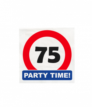 Traffic sign napkins - 75