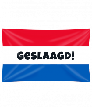 XXL Flag - Geslaagd rwb