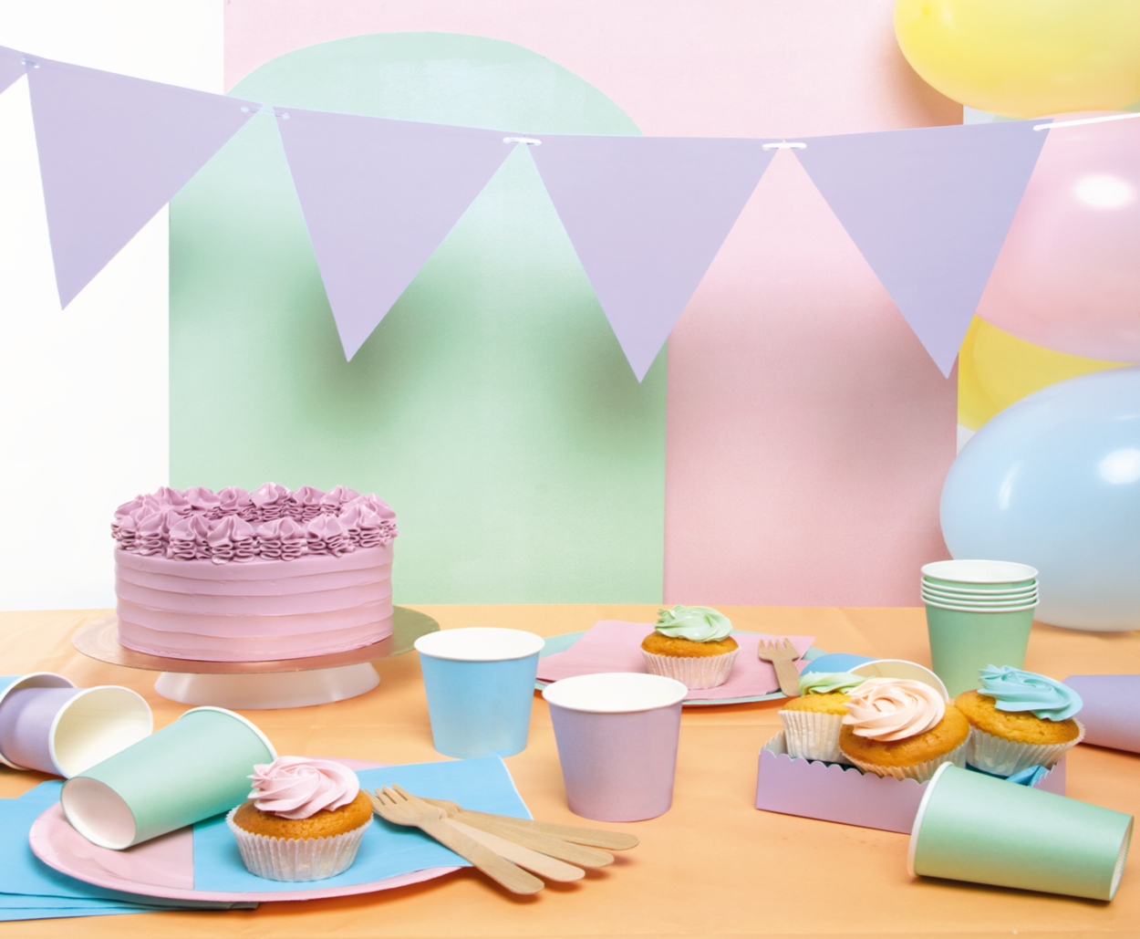 Pastel decorations